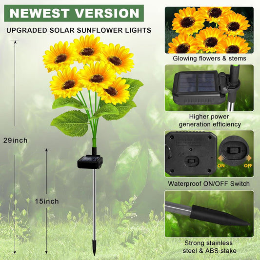 Solar Flower Garden Lights
