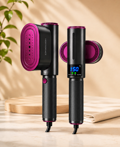 Portable 2-in-1 Clothes Steamer & Iron